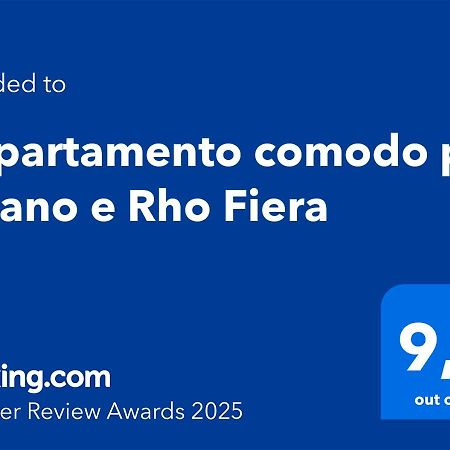 Appartamento Comodo Per Milano E Rho Fiera Exteriör bild